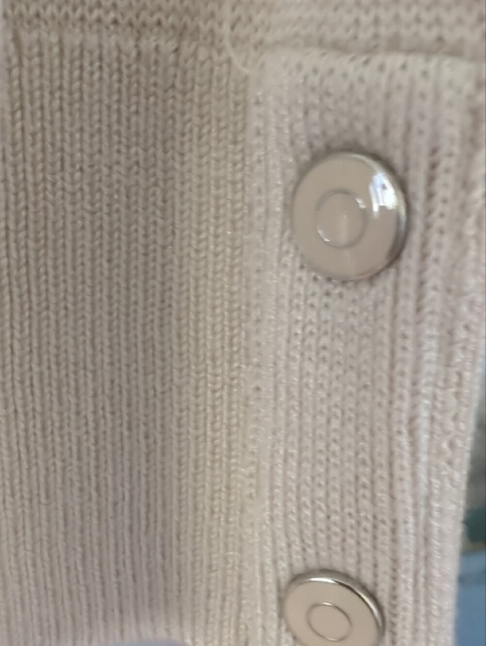 White House Black Market Cream Open-Front Long Cardigan - Picture 4 of 6